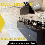 Decoinnovar - Decoracion - Revestimientos - Cocinas - Diseños - Instalacion - Baños - Duchas - Persianas