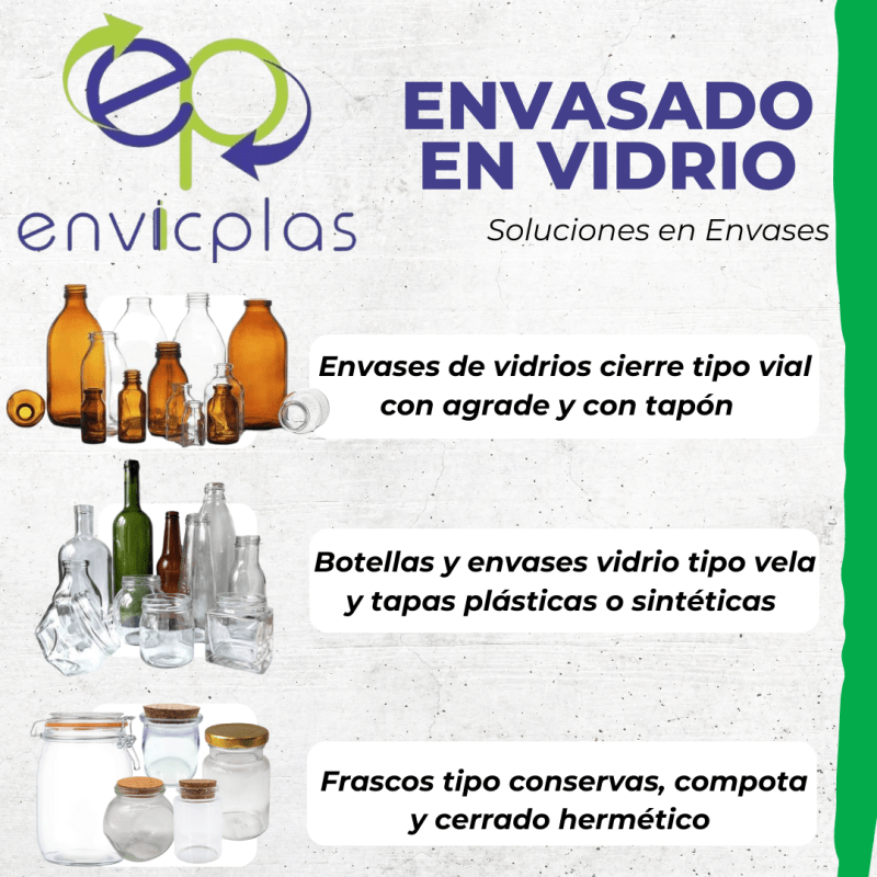 Venta de envases de vidrio